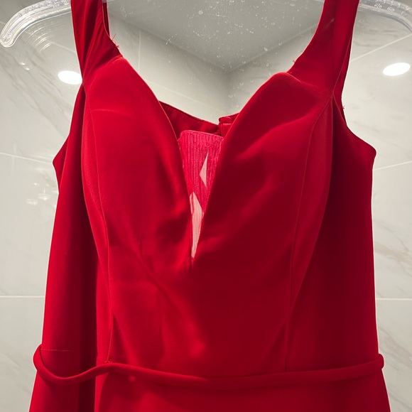 ❤️ Prom/wedding dress size 4 brand new only worn once colour red by Clarisse - Picture 10 of 10